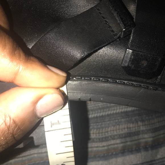 Zara Womans Leather Ankle Cutout Boot - Picture 7 of 7